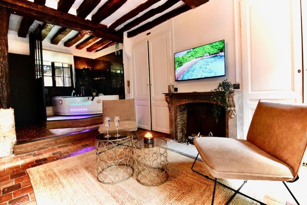 Le Spa Gustave - Sauna, Jacuzzi & Terrasse A Rouen Exterior photo